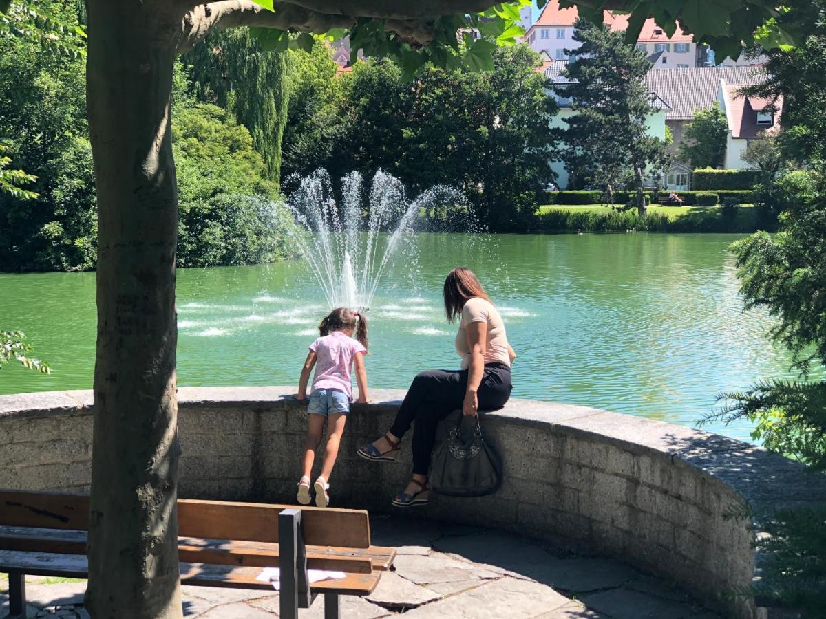 Ferienwohnung Am Seepark Pfullendorf Exteriör bild